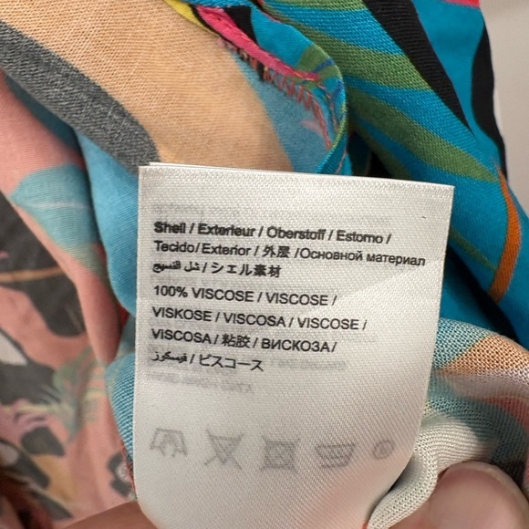 Farm Rio x Anthropologie Toucans Wrap Maxi Dress Size Medium - Picture 9 of 13